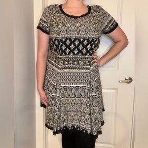 Torrid Fall Paisley Print Dress Tunic Size 1